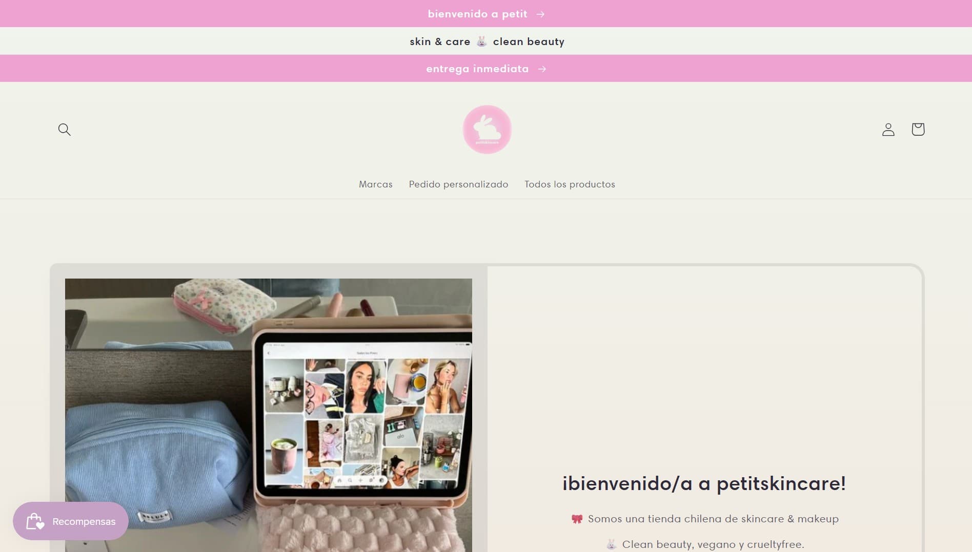 Imagen del proyecto Petit Skincare E-commerce